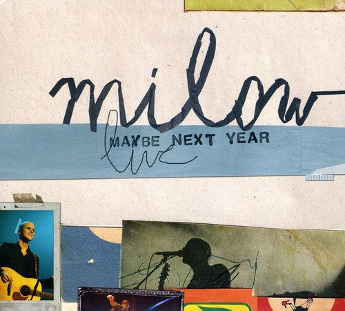 the album cover for Milow - Maybe Next Year: Live (Bonus Dvd)
