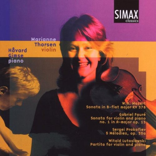 the album cover for Marianne Thorsen - Violin Sonata / Violin Sonata / 5 Melodies
