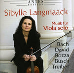 the album cover for Sibylle Langmaack - Musik for Viola Solo