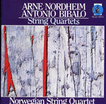 the album cover for Nordheim/Bibalo - String Quartets