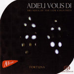 the album cover for Adieu Vous Di - Ars Nova of the