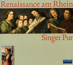 the album cover for De Cleve/Pevernage/Hagius - Renaissance Am Rhein: Motets / Lieder & Chansons