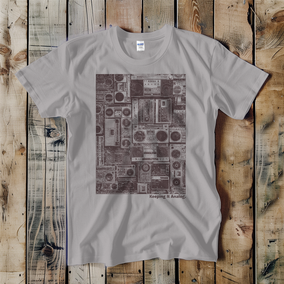 Boombox Grid Unisex Tee
