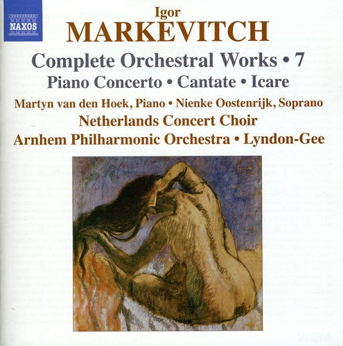 the album cover for G. ROCHBERG - Comp Orchestral Works 7: Piano Cto Cantate Icare
