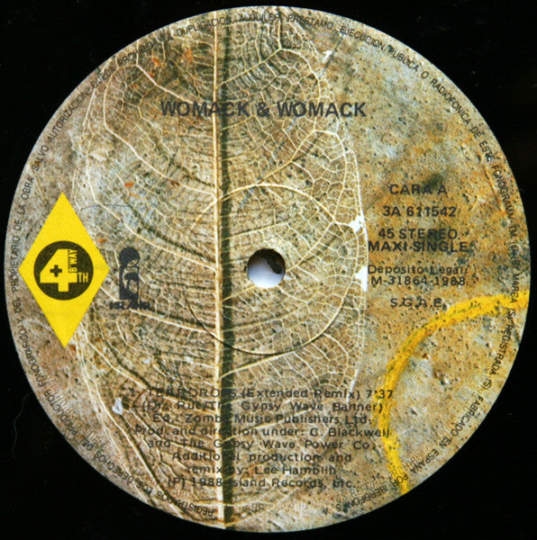 Womack & Womack : Teardrops (12", Maxi)