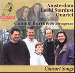 the album cover for Amsterdam Loeki Stardust Quartet - Consort Songs