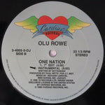 Olu Rowe : One Nation (12", Promo)