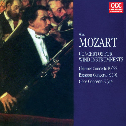 the album cover for Mozart - Concerti for Wind Instruments