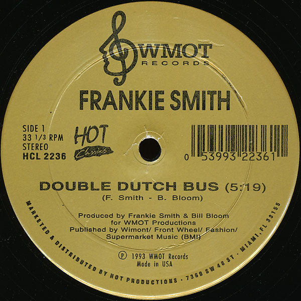 Frankie Smith / David Simmons (2) : Double Dutch Bus / Will They Miss Me (12", RE)