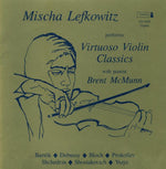the album cover for MISCHA LEFKOWITZ - Works for Violin & Piano
