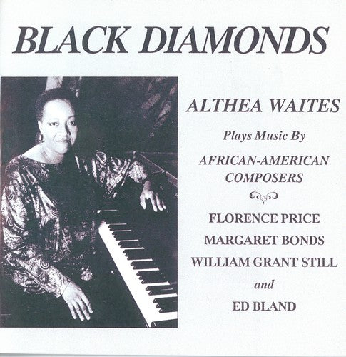 the album cover for Althea Waites - Black Diamonds