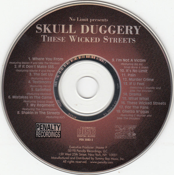 Skull Duggery : These Wicked Streets (CD, Album)
