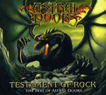 the album cover for Astral Doors - Testament of Rock: The Best of