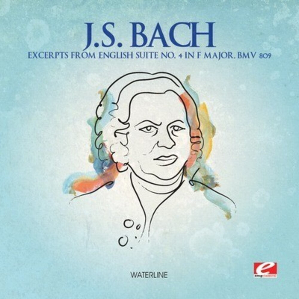 the album cover for Waterline - Excerpts from English Suite 4 F Major