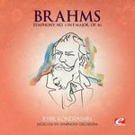 the album cover for Brahms - Symphony 3 in F Major