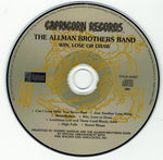 The Allman Brothers Band : Win, Lose Or Draw (CD, Album, RE, RM, Pap)
