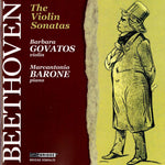 the album cover for Barbara Govatos - Complete Sonatas for Violin & Piano