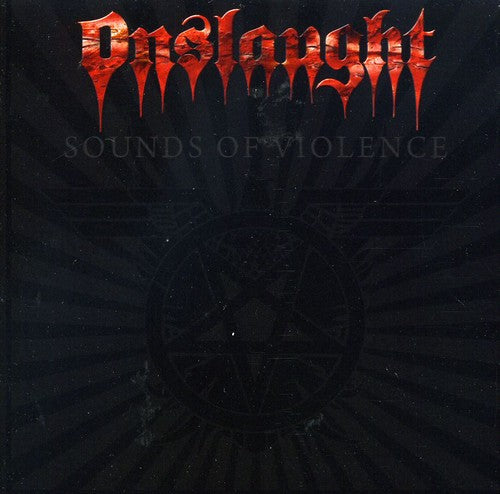 the album cover for Onslaught - Sounds of Violence