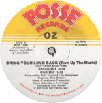 OZ (2) : Bring Your Love Back (Turn Up The Music) (12")
