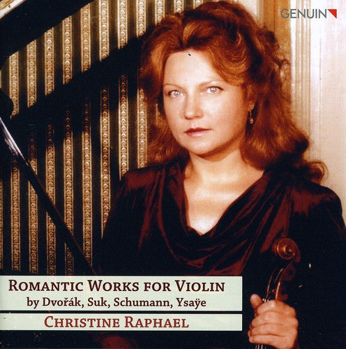 the album cover for Christine Raphael - Romantic Works for Violin