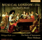 the album cover for Philippa Hyde - Musical London C. 1700: Purcell / Various