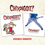 the album cover for Chixdiggit! - Double Diggits!