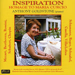 the album cover for Anthony Goldstone - Inspiration: A Tribute to Maria Curcio