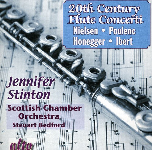 the album cover for Jennifer Stinton - Twentieth Century Flute Concerti