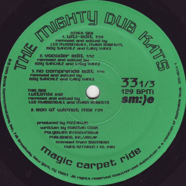 The Mighty Dub Kats* : Magic Carpet Ride (12")