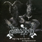 the album cover for Dodsferd - Splitting with Hatred the Insignificance of Life