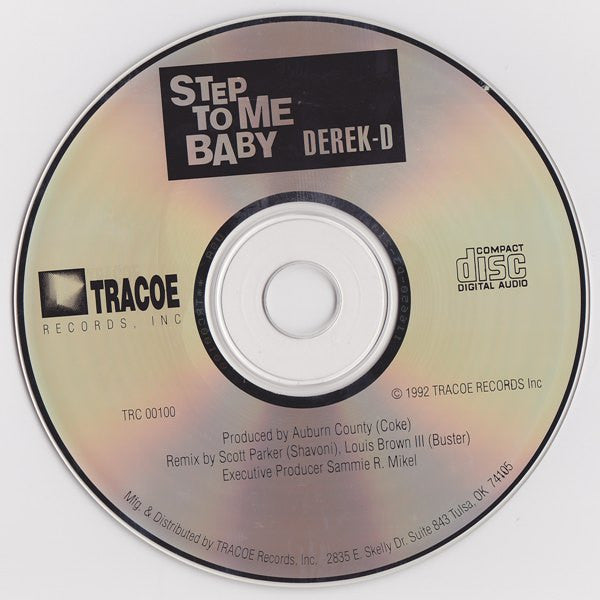 Derek-D : Step To Me Baby (CD, Single, Promo)