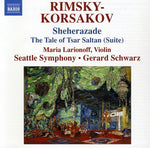the album cover for Maria Larionoff - Sheherazade Tsar Saltan Suite & Flight Bumblebee