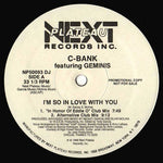C-Bank Featuring Geminis : I'm So In Love With You (12", Promo)