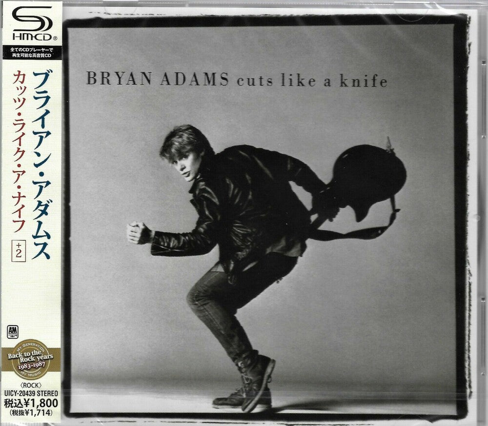 the album cover for Bryan Adams - Cuts Like a Knife (SHM-CD w/bonus tracks)