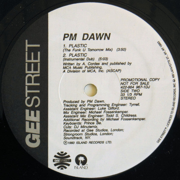 PM Dawn* : Plastic (12", Promo)