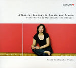 the album cover for Mussorgsky/Debussy - Musical Journey to Russia & France