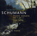 the album cover for R. SCHUMANN - Sonata 1 Op 11 / Fantasia Op 17