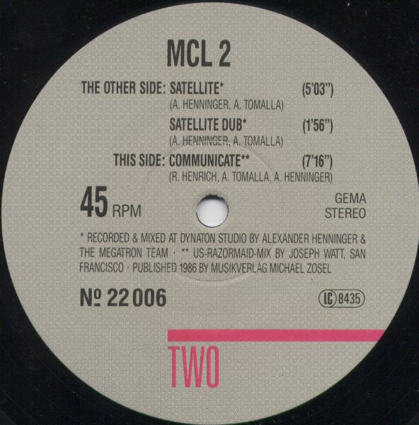 MCL2* : Satellite (12")