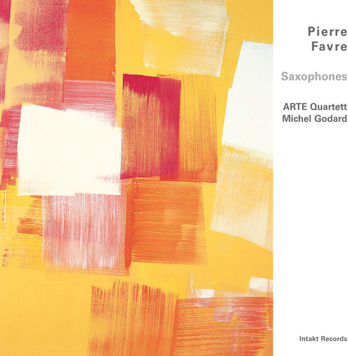 the album cover for Pierre Favre - Saxophones [Import]