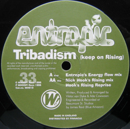 Entropic : Tribadism (Keep On Rising) (12")