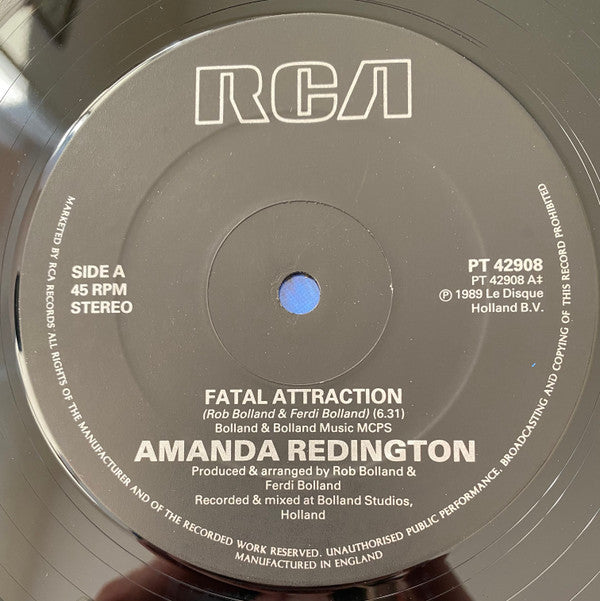 Amanda Redington : Fatal Attraction (12")
