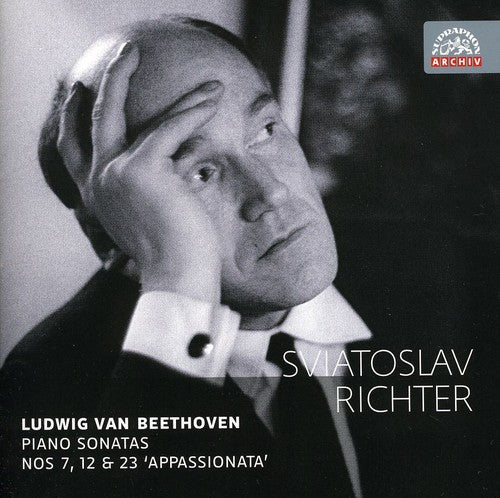 the album cover for Sviatoslav Richter - Piano Sonatas