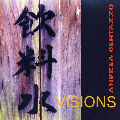 the album cover for Andrea Centazzo - Visions