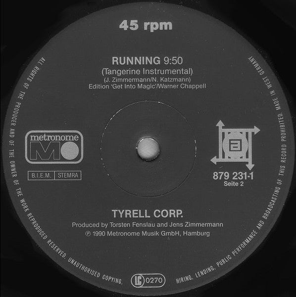 Tyrell Corp. : Running (12")