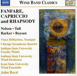 the album cover for Nelson/Tull/Barker/Boyson - Fanfare Capriccio & Rhapsody