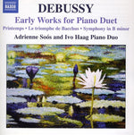the album cover for Adrienne Soos - Early Works for Piano Duet