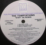 The Temptations : Stay (12", Single, Promo)