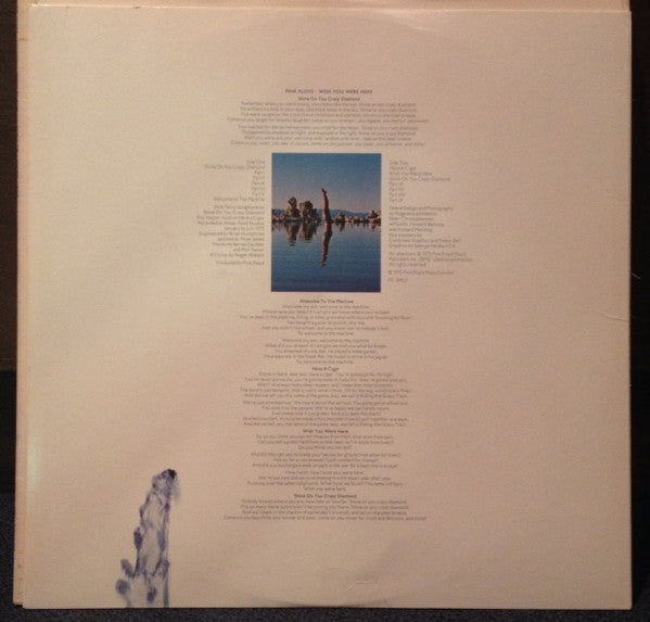 Pink Floyd : Wish You Were Here (LP, Album, Quad, SQ)