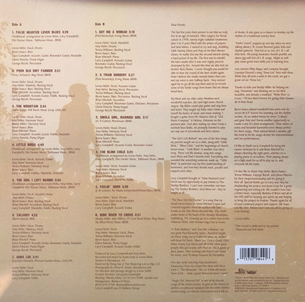 Levon Helm : Dirt Farmer (LP, Album, Ltd, 180)