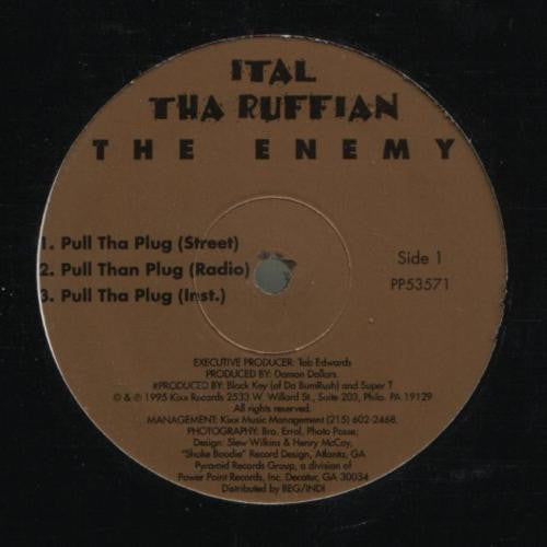 Ital Tha Ruffian : The Enemy (12", EP)